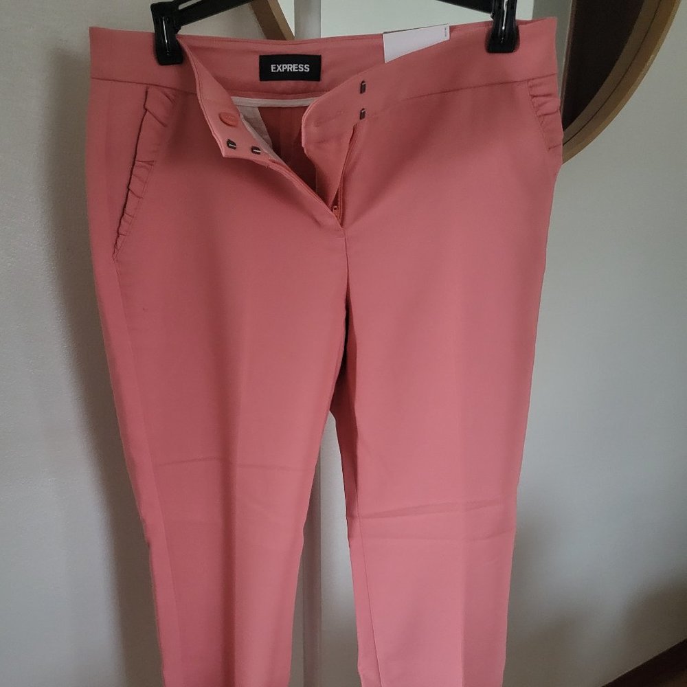 Express Columnist Mid Rise Ankle Salmon Size 6R